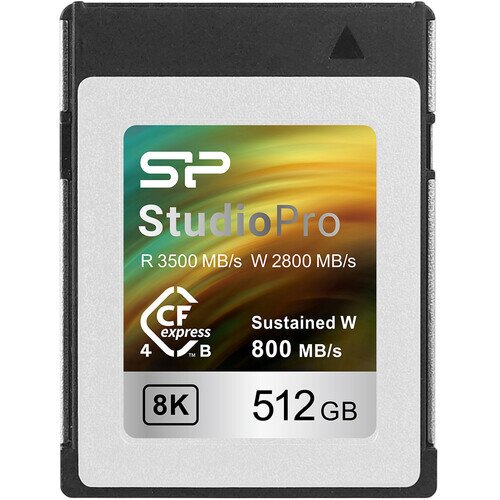 Silicon Power StudioPro CFexpress 4.0 Type B Memory Card - 512GB