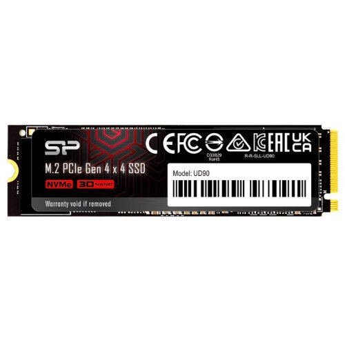 Silicon Power UD90 PCIe Nvme Gen4x4 M.2 2280 Internal Solid State Drive - 2TB - without Heatsink