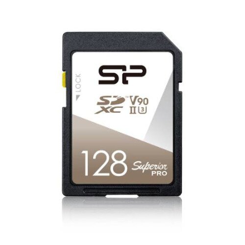 Silicon Power V90 Superior Pro R/W Up to 290/260 MB/s UHS-II SDXC Memory Card - 128GB