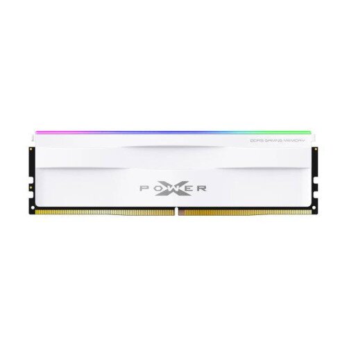 Silicon Power Zenith RGB DDR5 5200MT/s (PC5-41600) CL38 16GB(1x16GB) AMD Expo/Intel XMP 3.0 Dual Pack 1.25V Desktop Unbuffered DIMM Memory - White