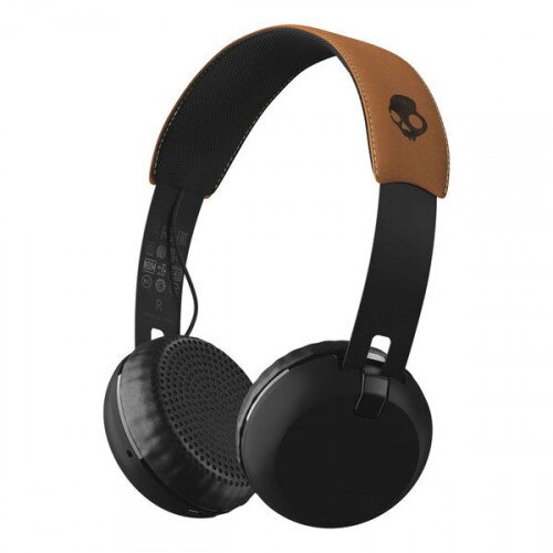 Skullcandy Grind Wireless Headphones - Black/Tan