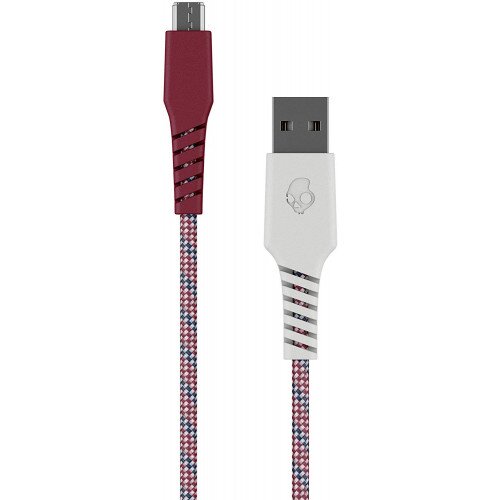 Skullcandy Line+ Braided Charging Cable - Micro Cable - Vice/Crimson