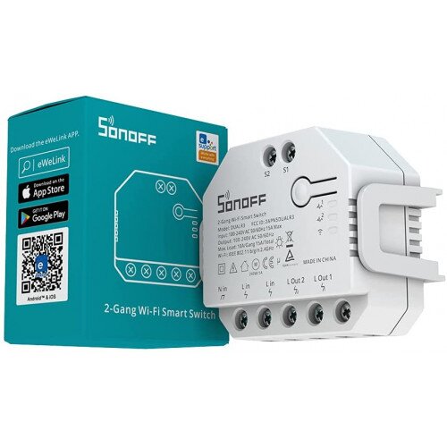 SONOFF Dual Relay Wi-Fi Smart Switch with Power Metering