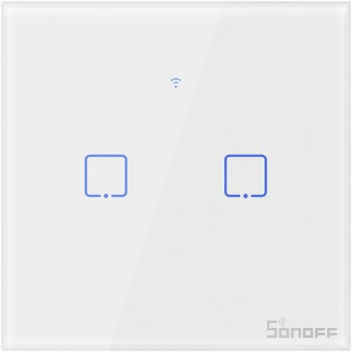 SONOFF T1 2 Gang Wi-Fi Smart Wall Touch Switch