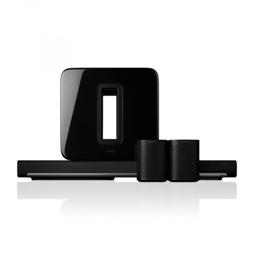 Sonos 5.1 Surround Sound Package with Playbar and One - Black