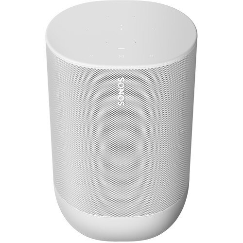 Sonos Move Battery-Powered Wi-Fi Bluetooth Speaker - Lunar White