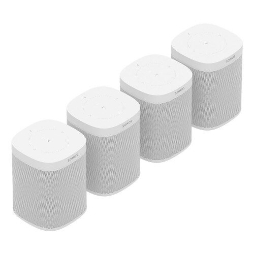 Sonos One Smart Speaker (Gen 2) - White - Set of 4