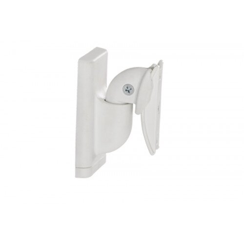 SANUS Wireless Speaker Swivel and Tilt Wall Mounts designed for Sonos ONE, Sonos One SL, Play:1, and Play:3 - White