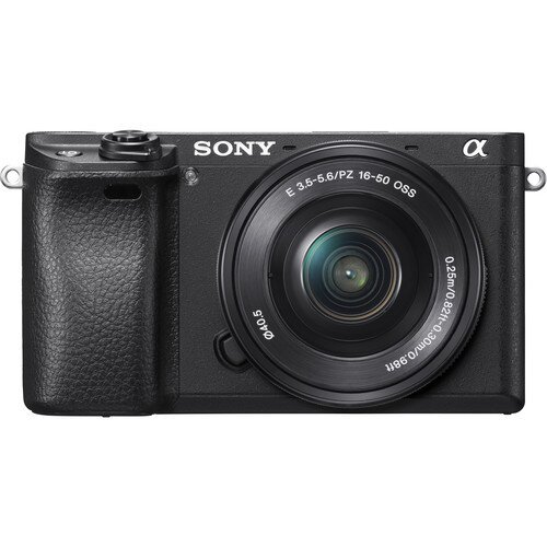 Sony α6300 E-Mount Camera with APS-C Sensor - Body + 16-50 mm Power Zoom Lens - Black
