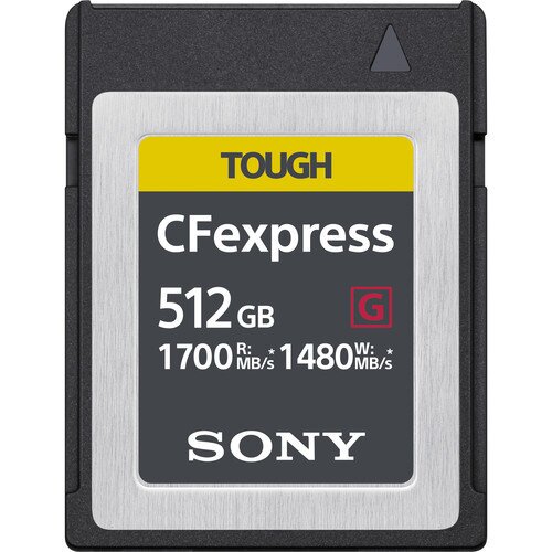 Sony CEB-G Series CFexpress Type B Memory Card - 512GB
