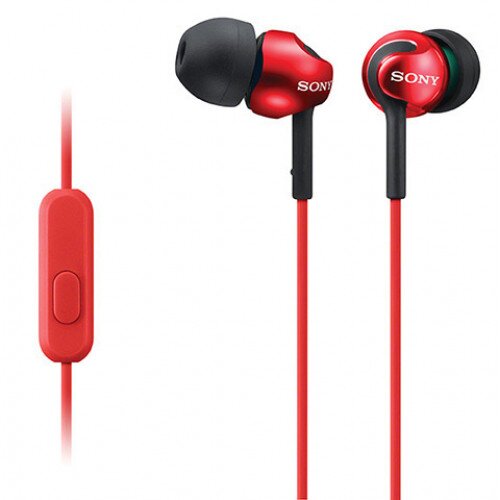 Sony EX110AP In-Ear Headphones - Red