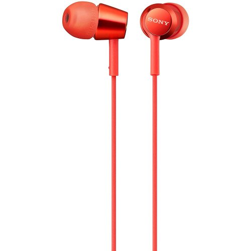 Sony MDR-EX155AP In-Ear Headphones - Red