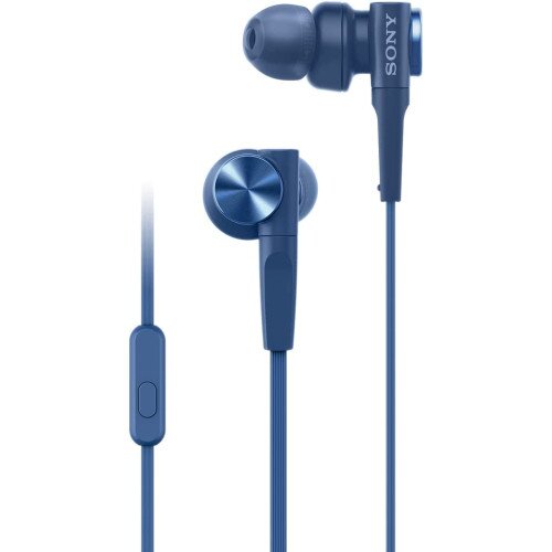 Sony MDR-XB55AP EXTRA BASS In-Ear Headphones with Microphone - Blue