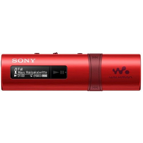 Sony NWZ-B183F Walkman with Built-in USB - Red