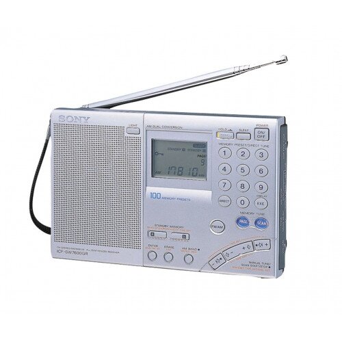 Sony Portable Radio with Speaker - ICF-SW7600GR