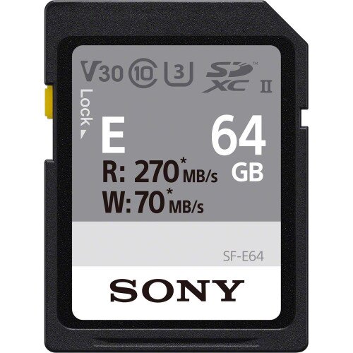 Sony SF-E Series UHS-II SD Memory Card