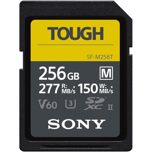 Sony SF-M Series TOUGH specification UHS-II SD Card - 256GB