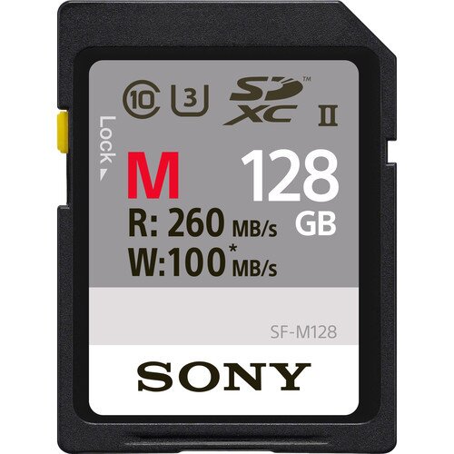 Sony SF-M Series UHS-II SD Memory Card - 128GB