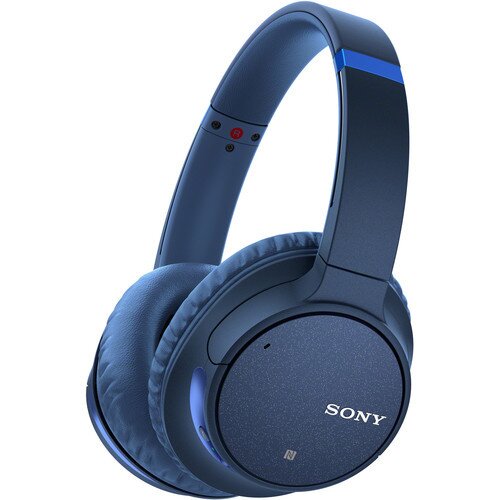 Sony WH-CH700N Wireless Noise-Canceling Over-Ear Headphones - Blue
