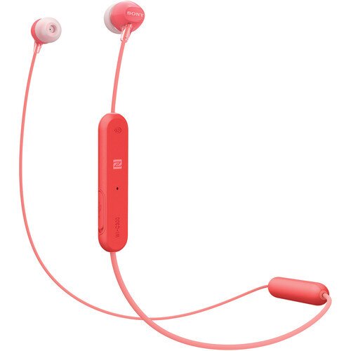 Sony WI-C300 Wireless In-Ear Headphones - Red