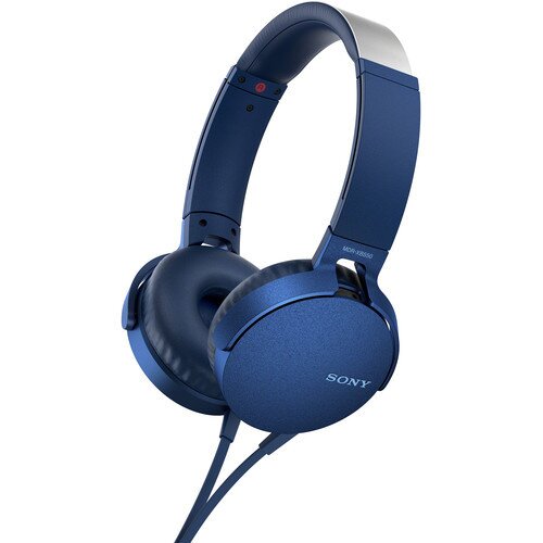 Sony XB550AP EXTRA BASS Headphones - Blue