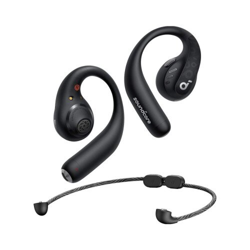 Soundcore AeroFit Pro Secure Open-Ear Sport Earbuds - Midnight Black