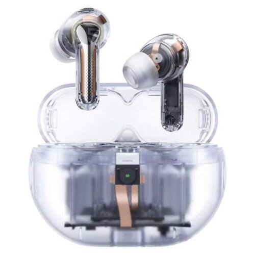 SOUNDPEATS Capsule 3 Pro Ultra Robotic Transparent White ANC Hybrid Earbuds