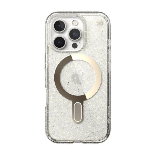 Speck Presidio Lux Glitter MagSafe with ClickLock Case for iPhone 16 Pro