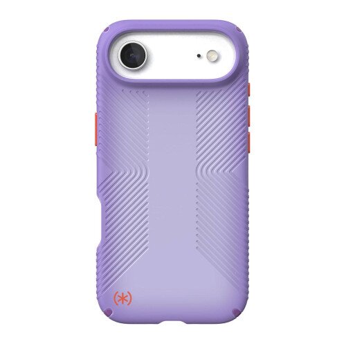 Speck Presidio Lux Grip MagSafe Case for iPhone Air - Purple Fade/Magic Purple/New Poppy