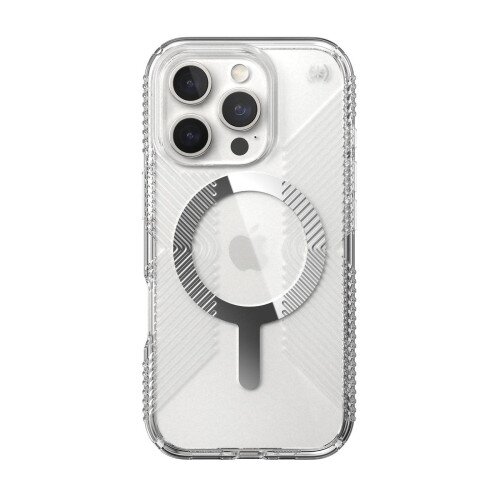 Speck Presidio Perfect-Clear Grip MagSafe Case for iPhone 16 Pro
