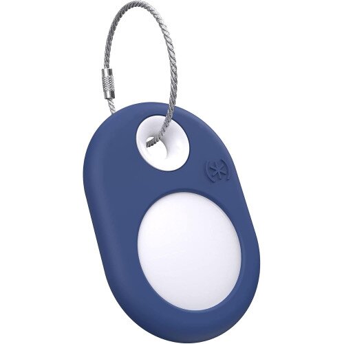 Speck SiliRing AirTag Accessory - Coastal Blue/White