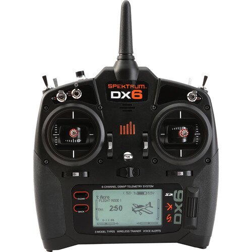 Spektrum DX6 G3 6-CH DSMX Transmitter w/AR6600T RX MD2