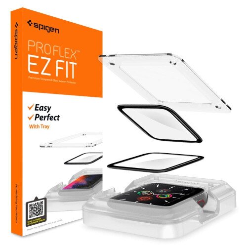 Spigen Apple Watch Series SE / 6 / 5 / 4 (40mm) Screen Protector ProFlex EZ Fit- 2-Pack