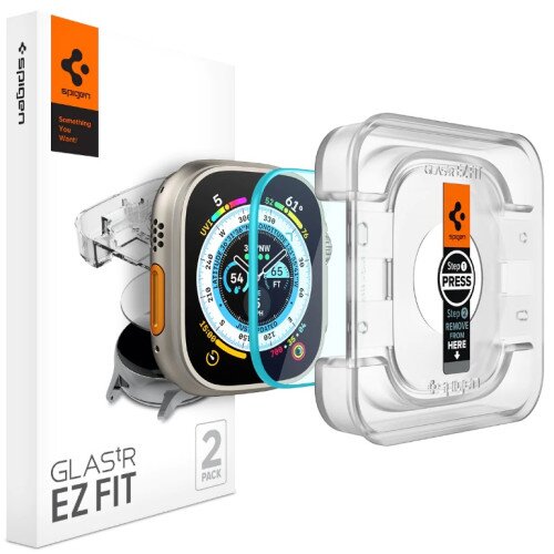 Spigen Apple Watch Ultra Series (49mm) Screen Protector EZ FIT Glas.tR