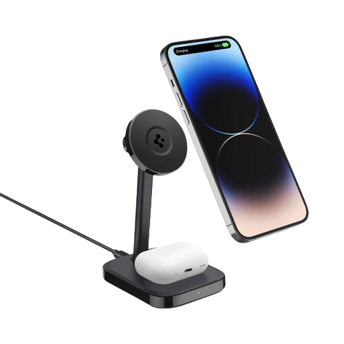Spigen ArcField Dual 7.5W MagFit Wireless Charging Stand