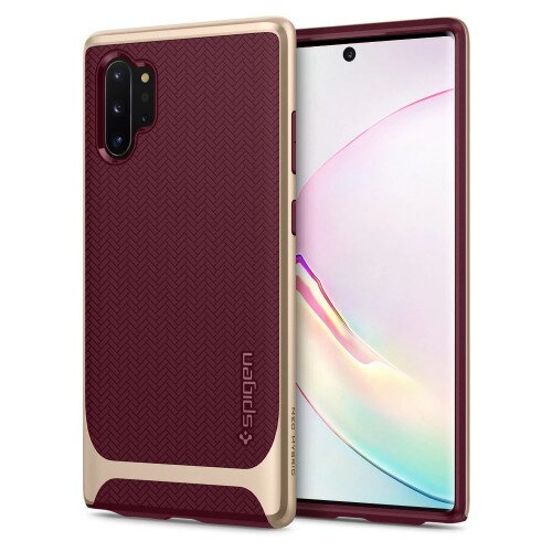 Spigen Galaxy Note 10 Plus / 10 Plus 5G Case Neo Hybrid - Burgundy