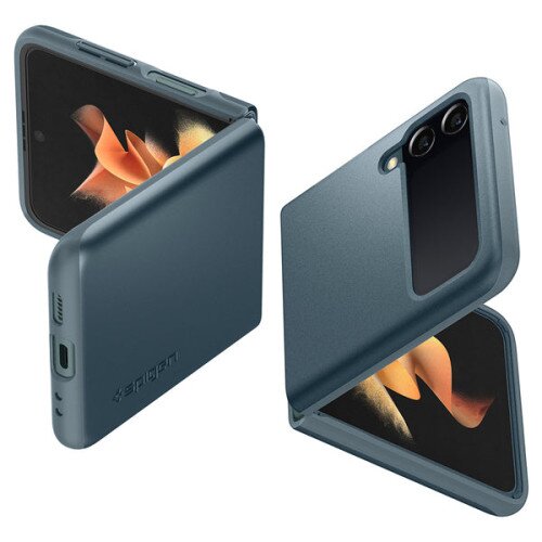 Spigen Galaxy Z Flip 3 Case Thin Fit - Shiny Green