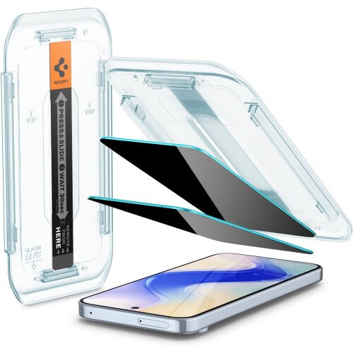 Spigen GLAS.tR EZ Fit Privacy AluminaCore Screen Protector for Pixel 9