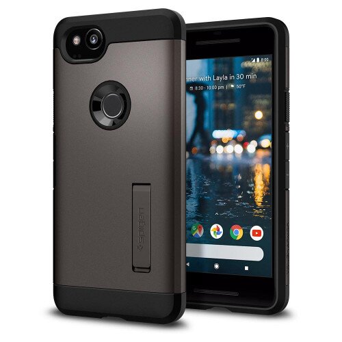 Spigen Google Pixel 2 Case Tough Armor - Gunmetal