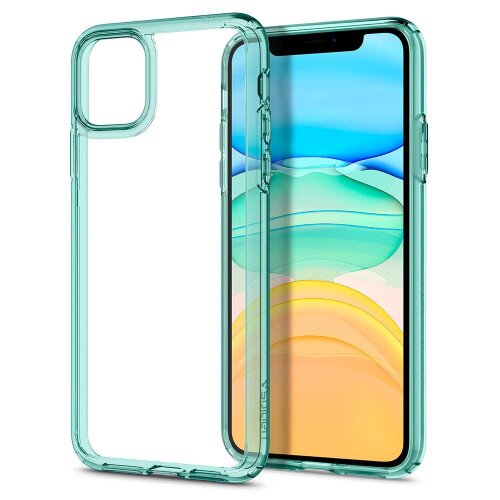 Spigen iPhone 11 Case Ultra Hybrid - Green Crystal