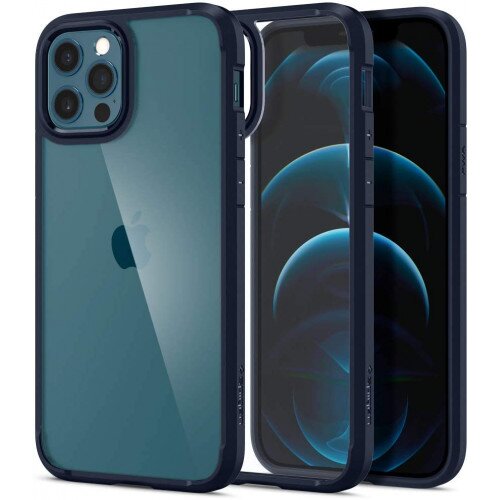 Spigen iPhone 12 / iPhone 12 Pro Case Ultra Hybrid - Navy Blue