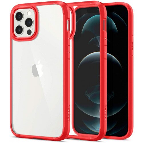 Spigen iPhone 12 / iPhone 12 Pro Case Ultra Hybrid - Red