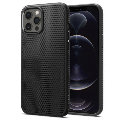 Spigen iPhone 12 Pro Max Case Liquid Air - Matte Black