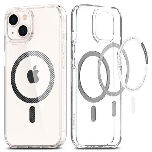 Spigen iPhone 13 Case Ultra Hybrid Mag (MagFit) - Carbon Fiber
