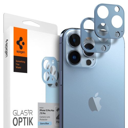 Spigen iPhone 13 Pro / 13 Pro Max Optik Lens Protector V2 - Sierra Blue