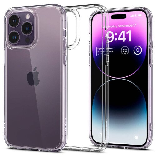 Spigen iPhone 14 Pro Max Case Ultra Hybrid - Crystal Clear