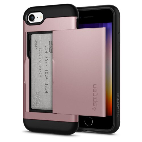 Spigen iPhone SE (2022 / 2020) Case Slim Armor CS - Rose Gold