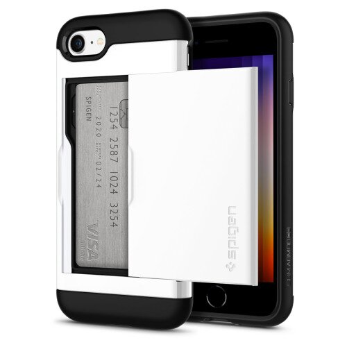 Spigen iPhone SE (2022 / 2020) Case Slim Armor CS - Jet White