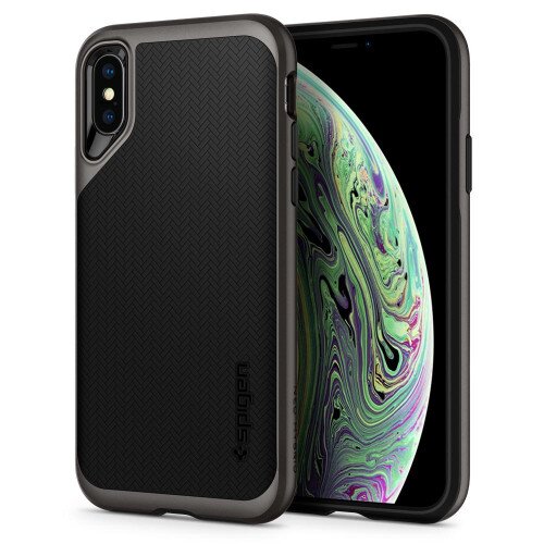 Spigen iPhone XS Case Neo Hybrid - Gunmetal