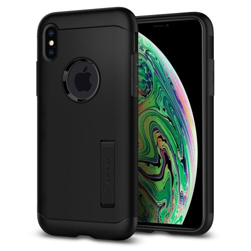Spigen iPhone XS Max Case Slim Armor - Black